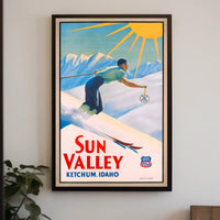 Sun Valley Skiing Adventure Poster