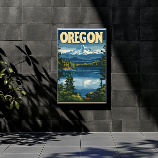 Oregon Vintage Poster