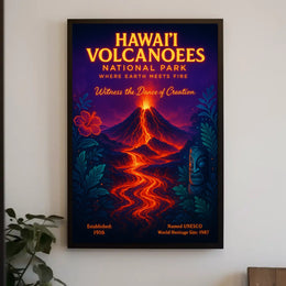 Hawaii Volcanoes National Park Poster PosterGoat