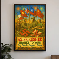 Axis Crushed Buy Bonds, Support Peace Poster PosterGoat