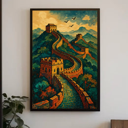 The Great Wall of China A Timeless Wonder Poster