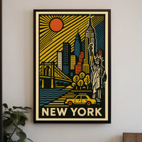 New York City Skyline Poster