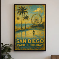 San Diego Pacific Holiday Poster
