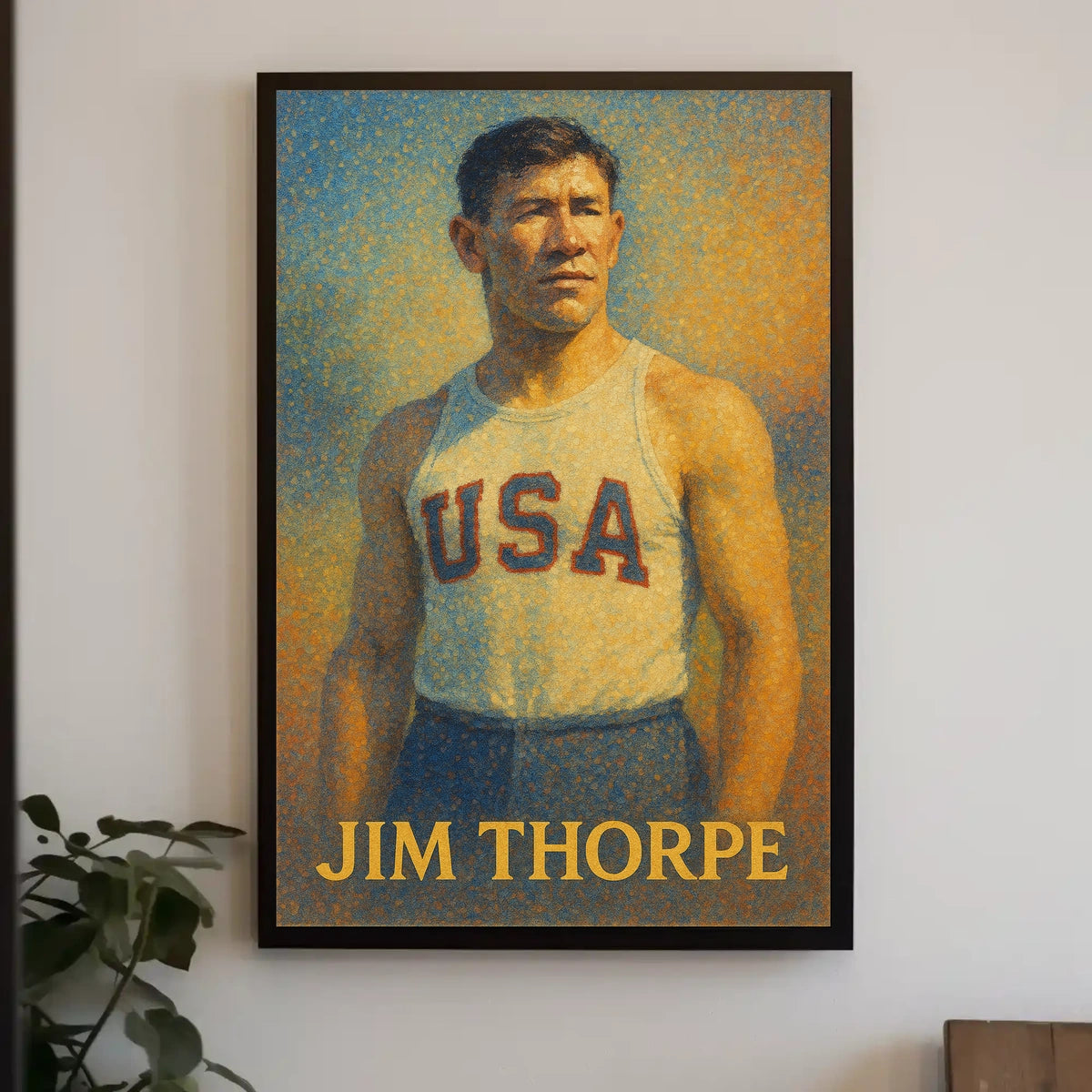 Jim Thorpe American Athlete Poster