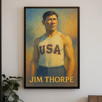 Jim Thorpe American Athlete Poster