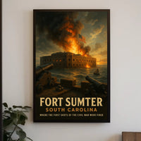 Fort Sumter The Dawn Of The Civil War Poster