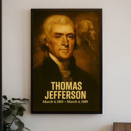 Thomas Jefferson 3Rd President Poster