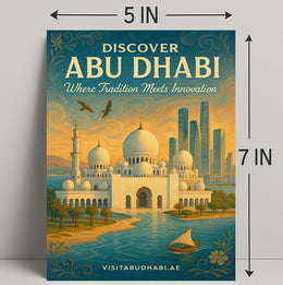 Abu Dhabi Tradition Meets Innovation Travel Poster