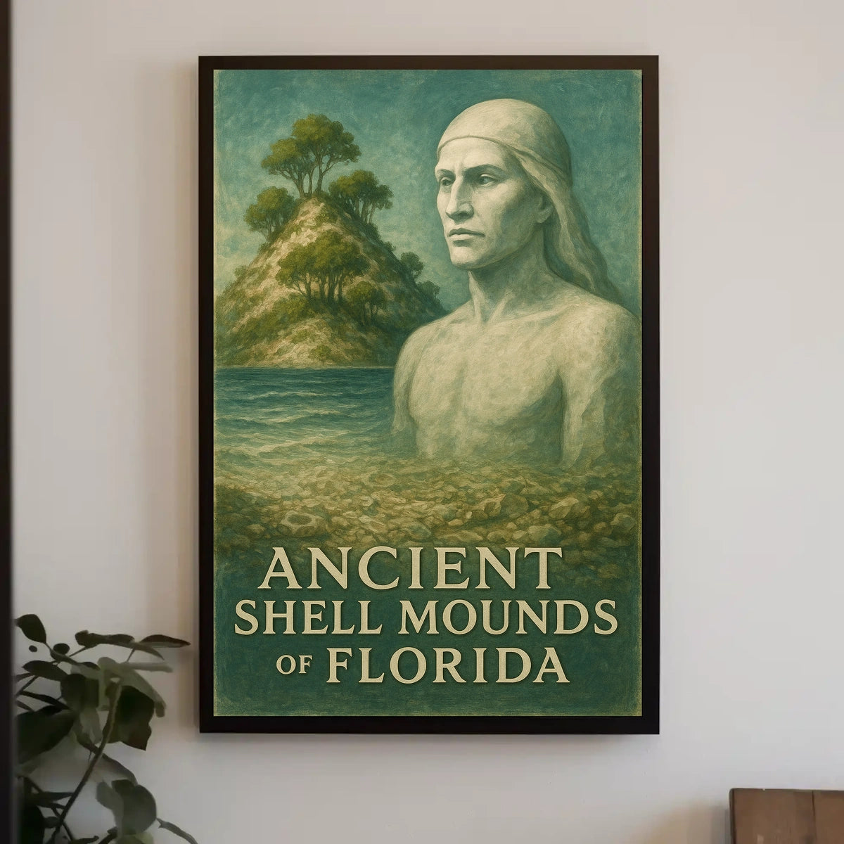 Ancient Shell Mounds Of Florida Poster