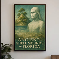 Ancient Shell Mounds Of Florida Poster