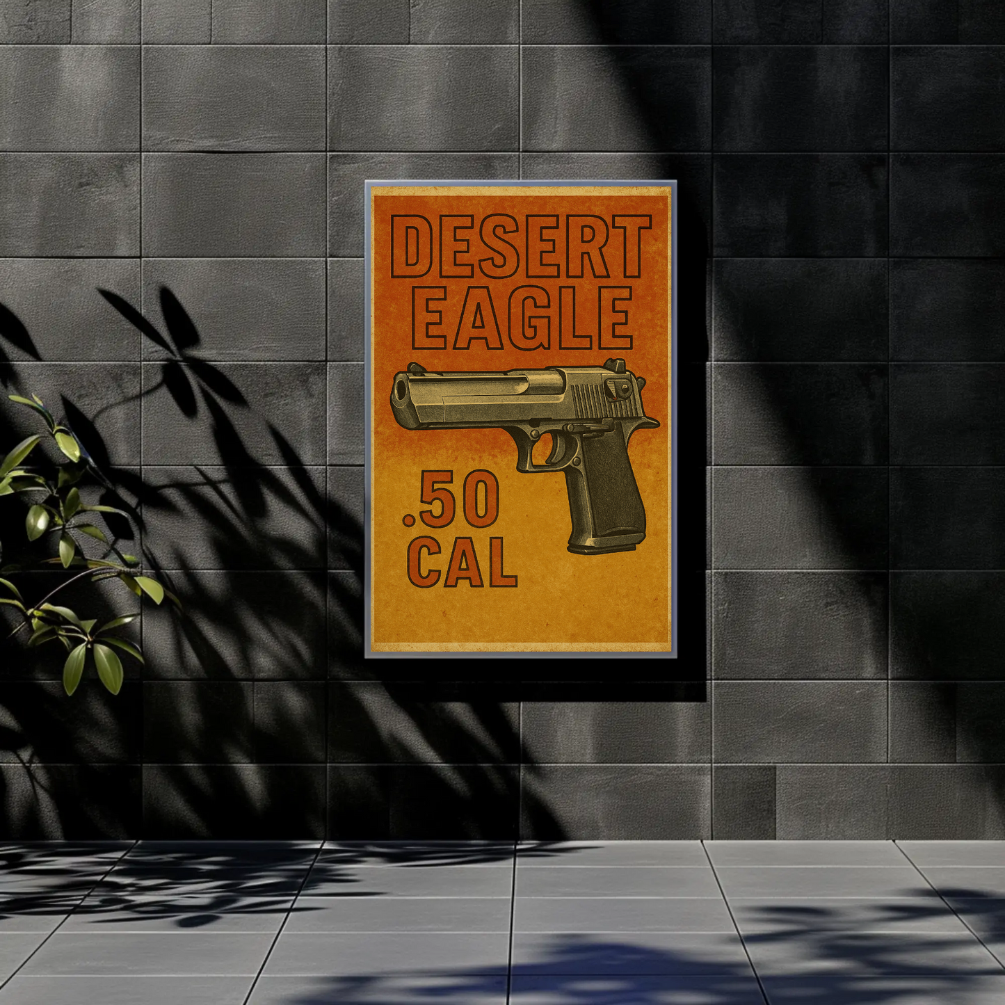 Desert Eagle 50 Cal Gun Poster