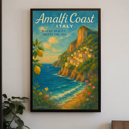 Coastal Beauty and Tranquility Art Poster