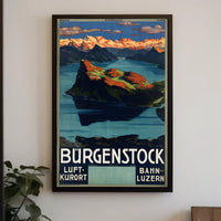 Bürgenstock Scenic Swiss Retreat Poster