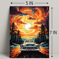 Journey Through The Fiery Skies Poster