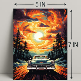Journey Through The Fiery Skies Poster
