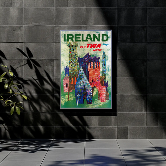 Ireland TWA Travel Poster