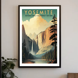 Yosemite National Park Vintage Poster Print