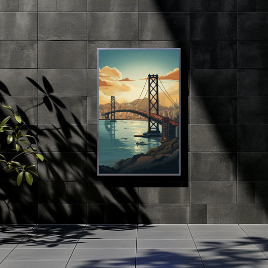 San Francisco Bay Bridge Poster