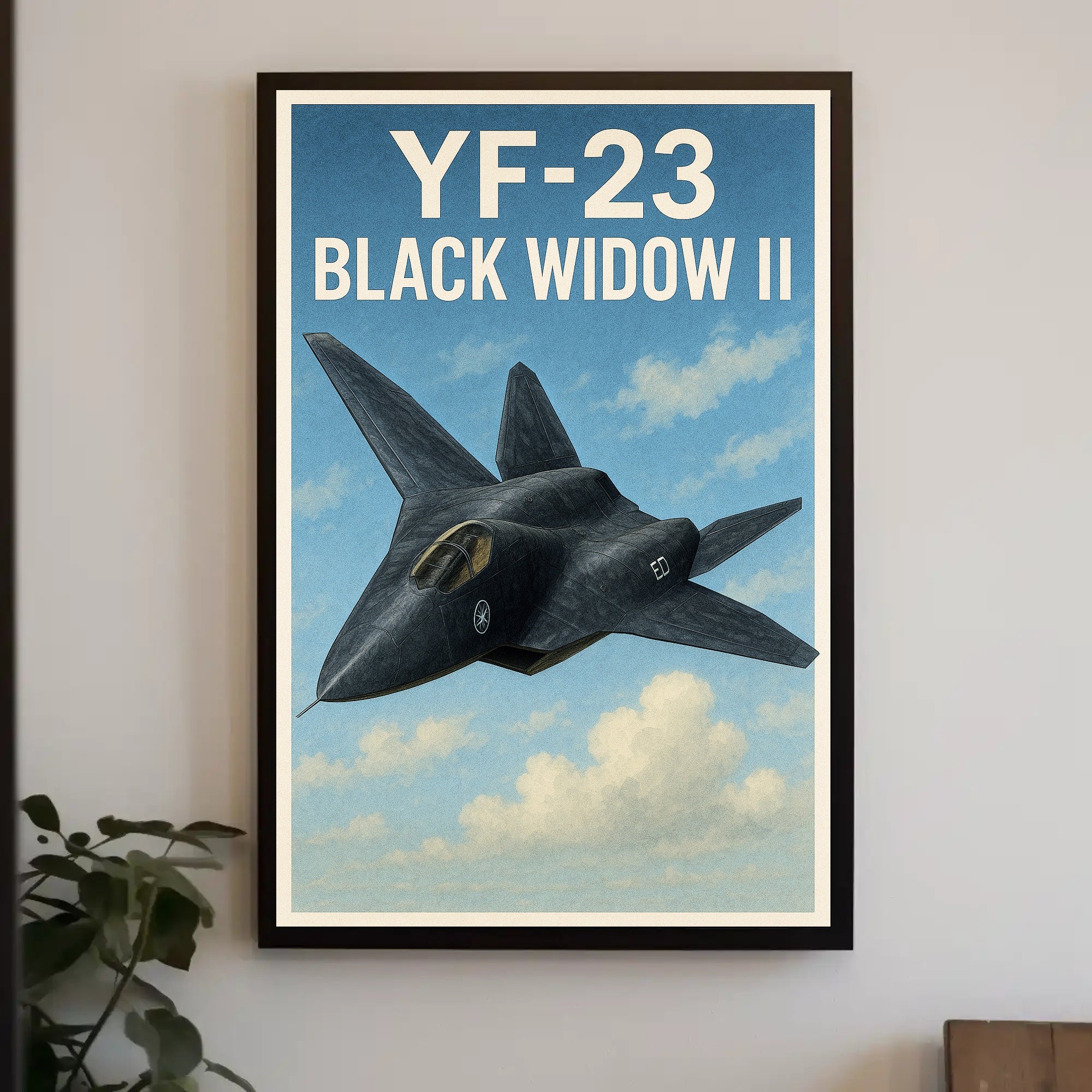 YF-23 Black Widow II Poster PosterGoat
