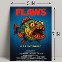 Flaws A Parody Deep Dive Poster PosterGoat