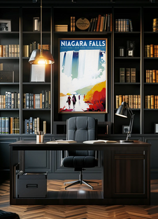 Niagara Falls State Park New York Vintage Poster