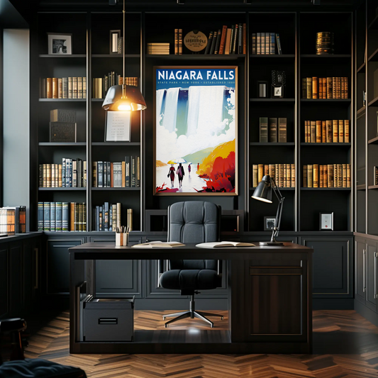 Niagara Falls State Park New York Vintage Poster