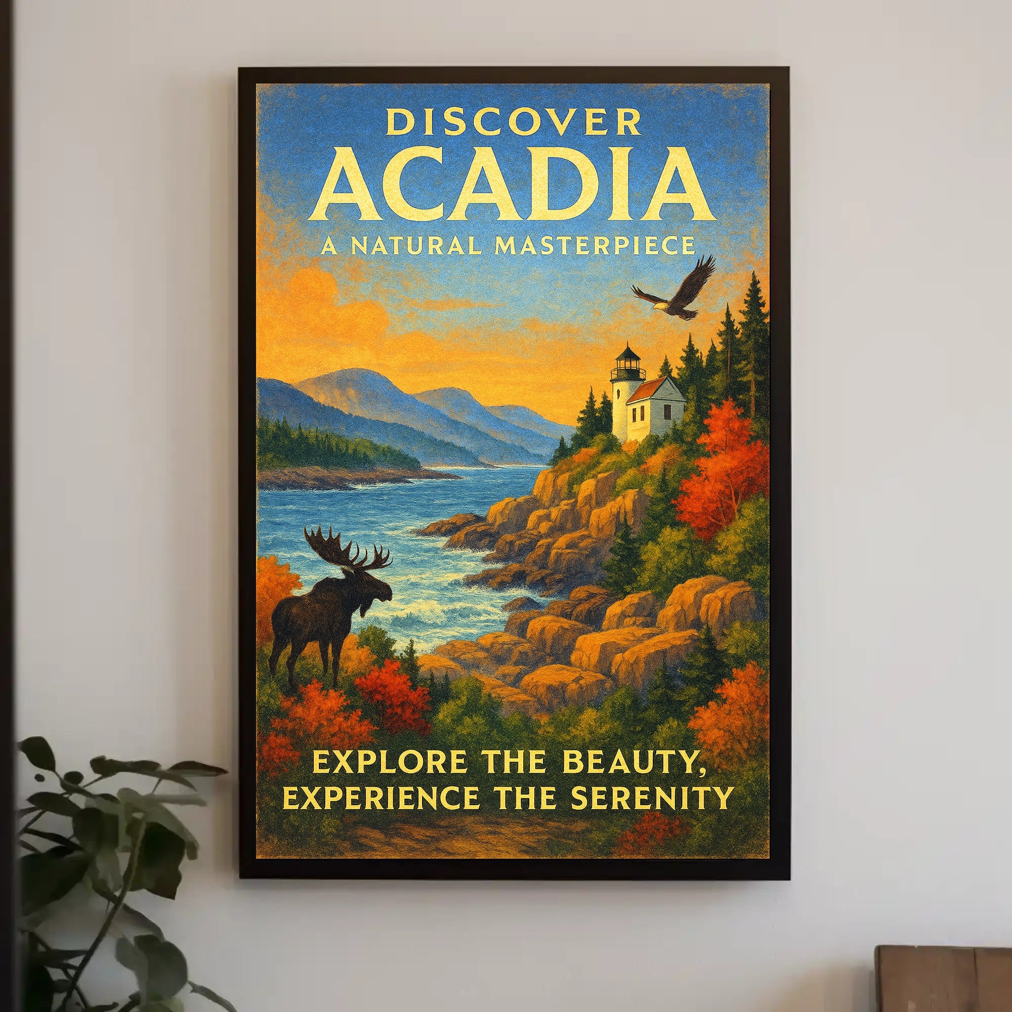 Discover Acadia Poster PosterGoat