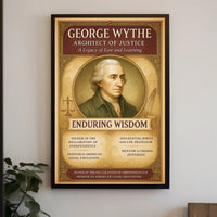 George Wythe Architect of Justice Poster PosterGoat