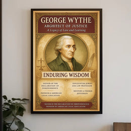 George Wythe Architect of Justice Poster PosterGoat