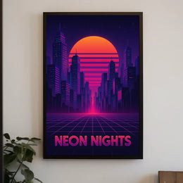 Neon Nights Poster