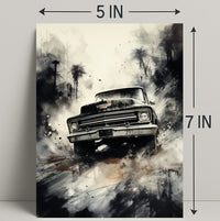 Vintage Power On The Move Vintage Poster