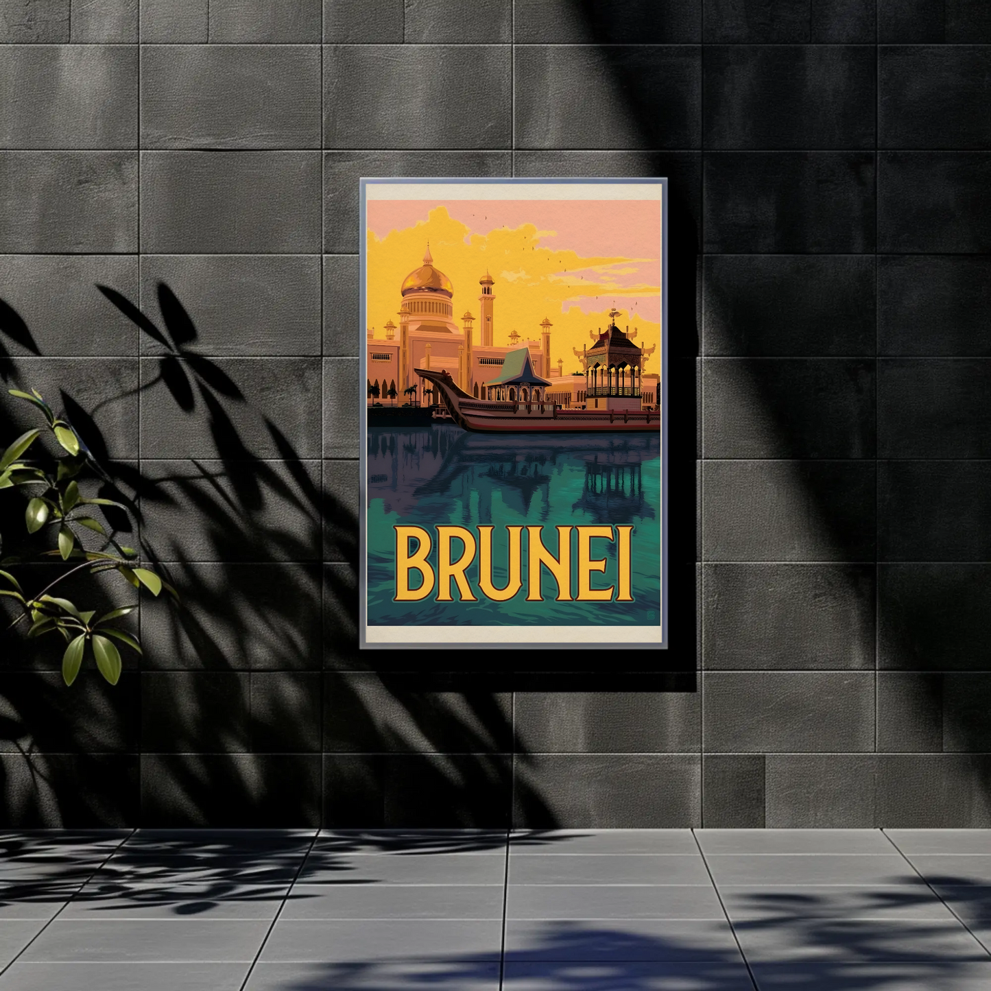 Vintage Poster Brunei
