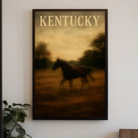 Kentucky Horse Country Poster