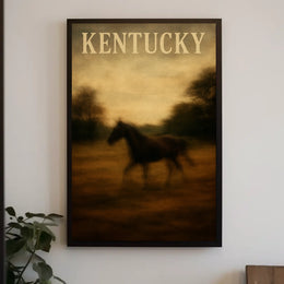 Kentucky Horse Country Poster