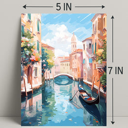 Venetian Canal Serenity Poster