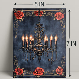 Chandelier Elegance Poster