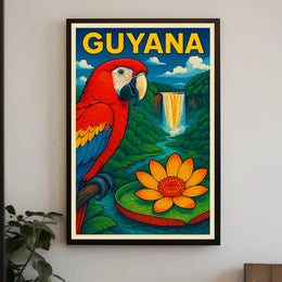 Guyana A Tropical Paradise Poster