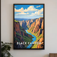 Majestic Black Canyon National Park Poster