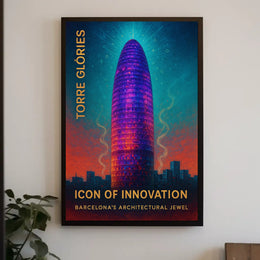 Torre Glòries Icon of Innovation Poster