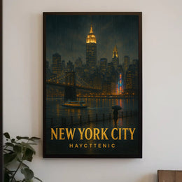 New York City Skyline Poster