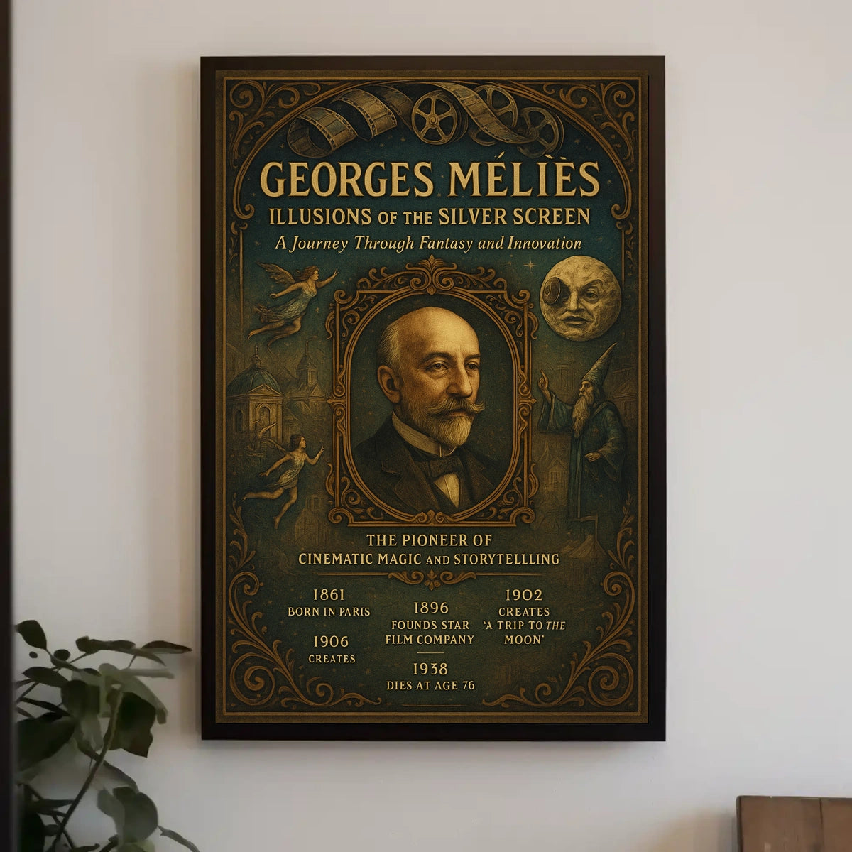 Georges Méliès Illusions of the Silver Screen Poster