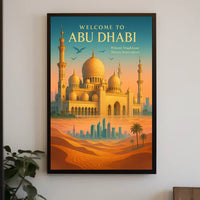 Welcome To Abu Dhabi Poster
