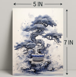 Serene Bonsai Art Poster PosterGoat