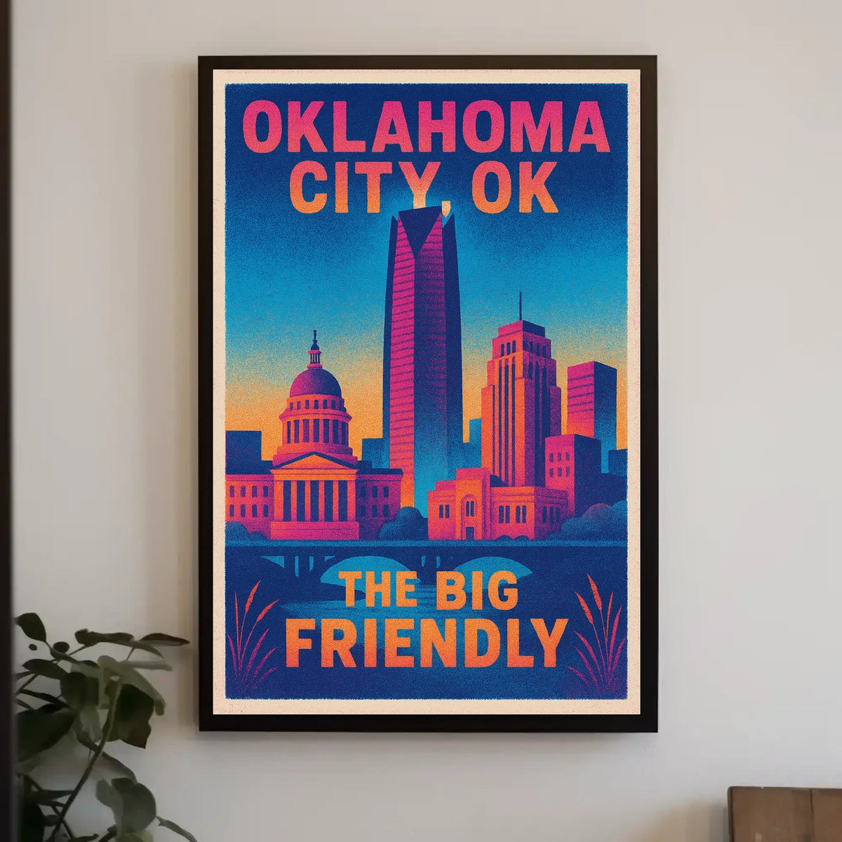 Oklahoma City The Big Friendly Poster