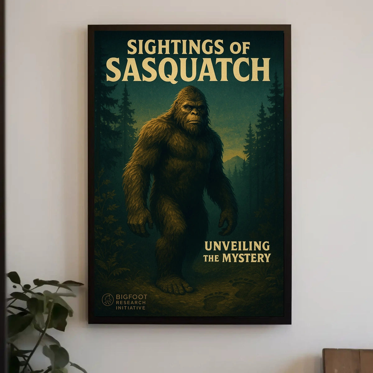 Sightings of Sasquatch Poster