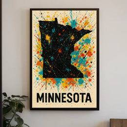 Minnesota Splash Poster