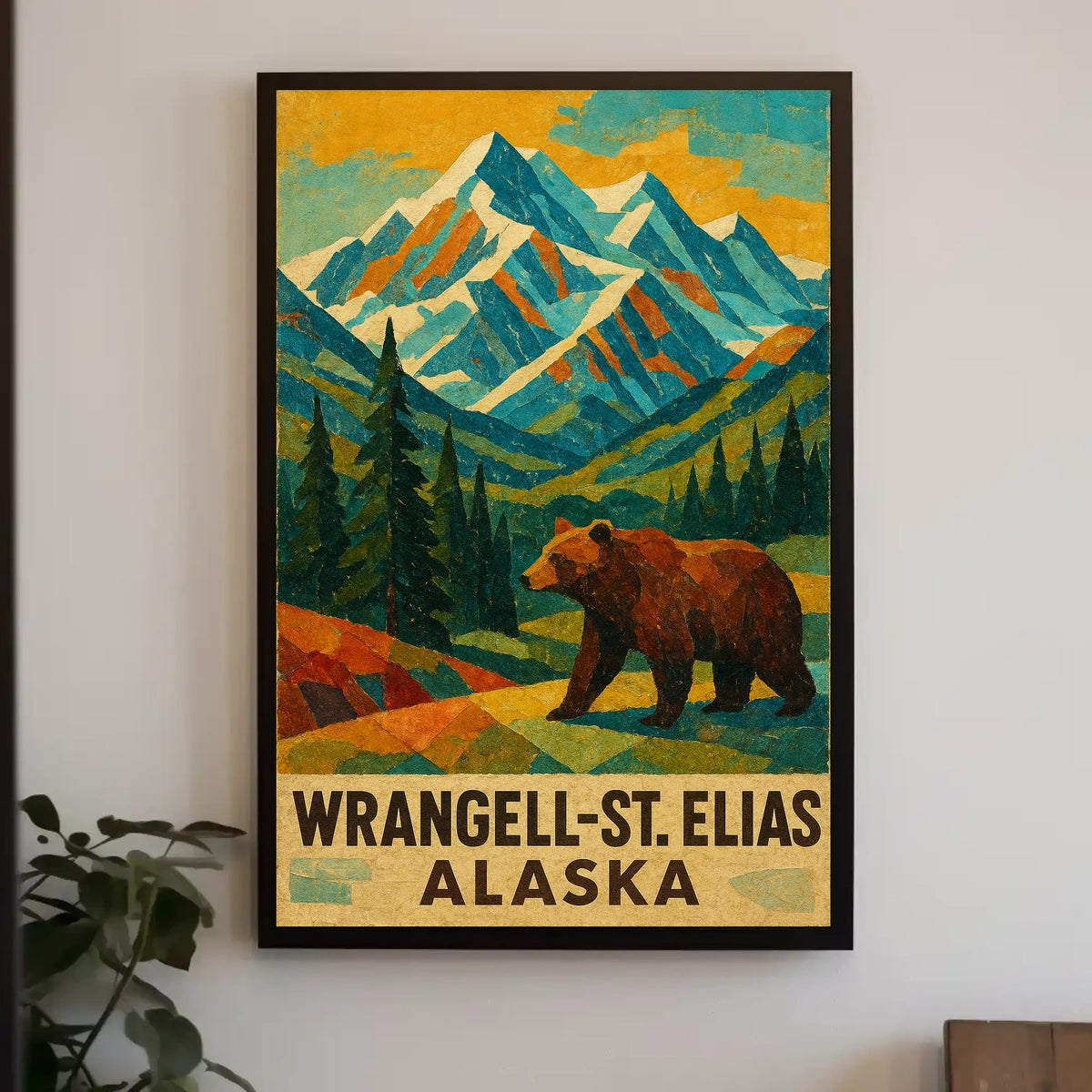 Wrangell-St. Elias Alaska Wilderness Poster