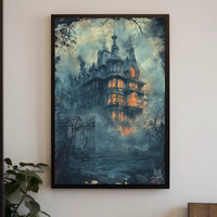 Haunted Mansion In The Mist Poster