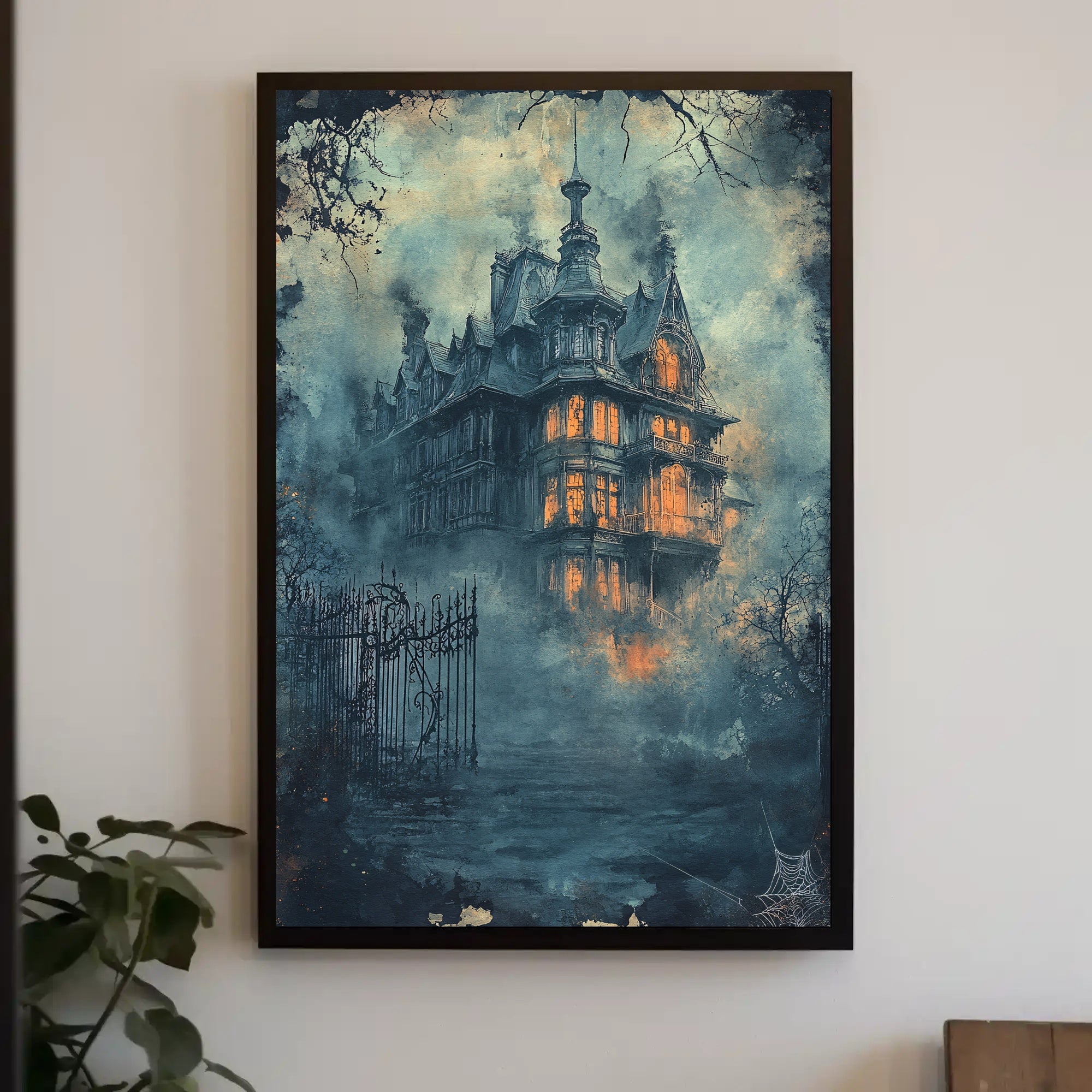 Haunted Mansion In The Mist Poster