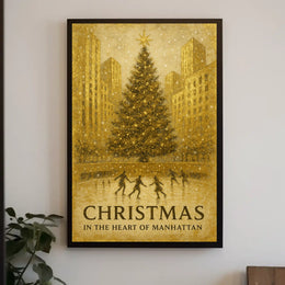 Christmas In Manhattan Poster